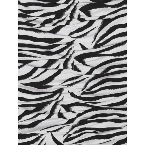 ROTATE Birger Christensen Zebra Freya Dress - Picture 6 of 13